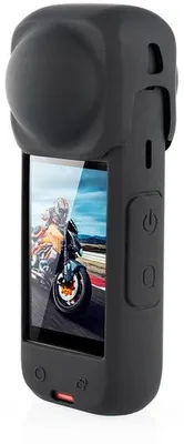 Immagine prodotto di Pellicola protettiva in silicone per action cam, nera, per ONE X4