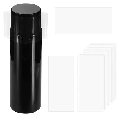 200 PVC-Krimpstreifen 30x62 mm transparent perforiert