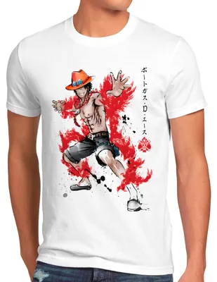 Produktbild von style3 Fire Fist Herren T-Shirt anime manga luffy cosplay