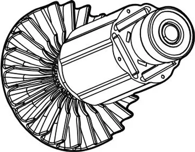 Produktbild von Makita 619791-8 Rotor Anker Baugruppe 18V Für DUC101 DUC150 UC100D
