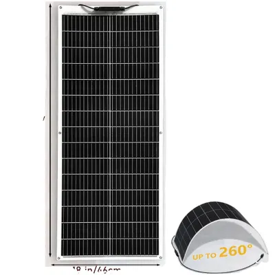 Immagine prodotto di Pannello solare flessibile, alta efficienza 100W/120W, design leggero, nuovo 16,5 V 100w