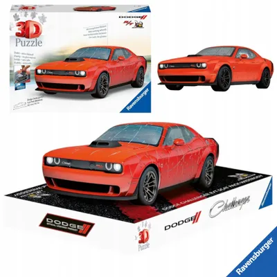 Produktbild von Ravensburger 3D Puzzle Dodge Challenger R/T Scat Pack Fahrzeug