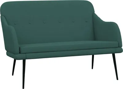 Produktbild von vidaXL Sitzbank Dunkelgrün 110x76x80 cm Stoff