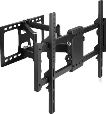 Immagine prodotto di Supporto a parete per TV completamente flessibile, supporta 30-85 pollici, carico massimo 45 kg, nero