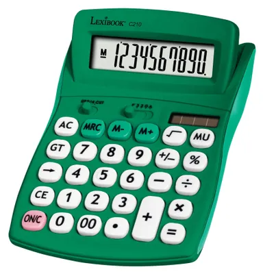 Image de Calculatrice de Bureau verte 10 Chiffres