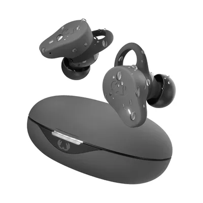 Produktbild von FRESH 'N REBEL Bluetooth®-Ohrhörer "Twins Rush mit Hybrid ANC", TWS Sport, Storm Grey (00226019) In-Ear Kopfhörer