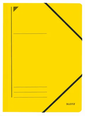 Image de Leitz 3980-00-15 3980 Pinces d'angle - A4, 250 feuilles, carton Pendarec (RC), jaune