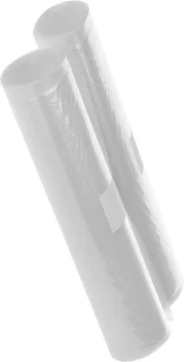 Immagine prodotto di Rotoli sottovuoto testurizzati 28cm x 6m | 2 pezzi | resistenti allo strappo | sicuri per gli alimenti | senza BPA