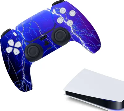 Produktbild von Controller-Aufkleber für PS5, PlayStation 5 – Performance-Gaming-Skin – Schutzzubehör – Lightning