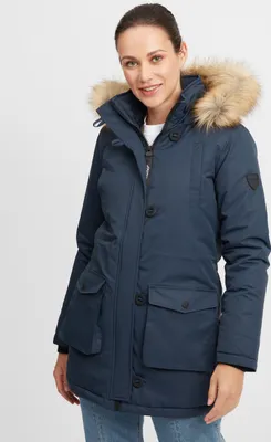 Produktbild von OXMO OXActa Damen Wintermantel Parka Mantel mit Kapuze