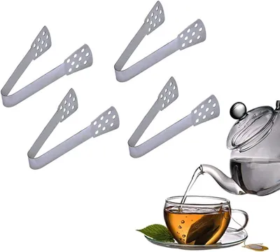 Produktbild von Teebeutelzange aus Edelstahl im 4er-Set