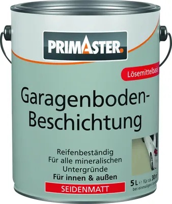 Produktbild von Primaster Garagenbodenbeschichtung 5 L silbergrau seidenmatt