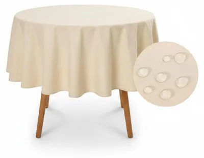 Produktbild von InAndOutdoorMatch - Tischdecke - Rund - 150 cm - Wasserdicht, KI-generiertes Bild