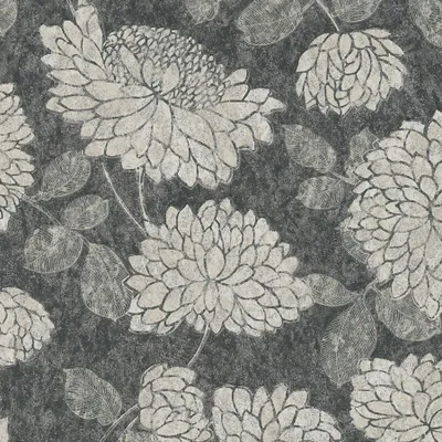 Produktbild von A.S. Creation | Attractive 2 | 390253 | Vliestapete | Blumenoptik | 10.05 x 0.53 m | Schwarz | Wohnzimmer | Flur | Büro | Küche | Wohnräume