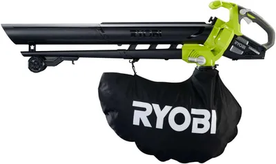 Produktbild von RYOBI Akku-Laubsauger OBV18 18V, Laubbläser, Laubgebläse inkl. Laubfangsack, Schultergurt, Rollen, ohne Akku