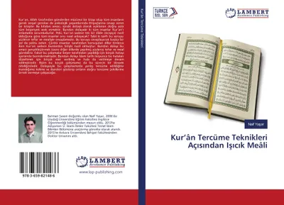 Produktbild von Kur'ân Tercüme Teknikleri Aç¿s¿ndan I¿¿c¿k Meâli