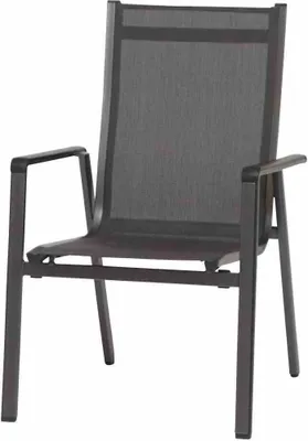 Produktbild von MWH Elements Stapelsessel - Material: Aluminium, Farbe: Eisengrau, Maße: 69 cmx64,5 cmx98 cm; 879307