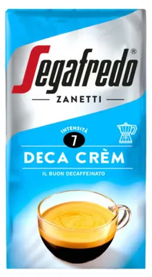 Produktbild von Deca Crem entkoffeinierter gemahlener Kaffee 250g - Segafredo
