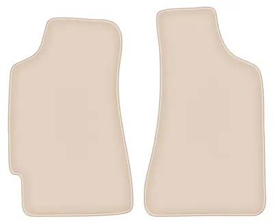 Produktbild von DURBAN Beige Velours-Fußmatten vorne für Dodge Neon Limousine (1994-2005)