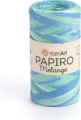 Produktbild von Yarnart Papiro Melange 2303 - Leichte & Robuste Raffia für Sommerprojekte