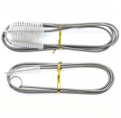 2er-Set Schlauchbürsten 1,5 m, flexible Rohrbürste