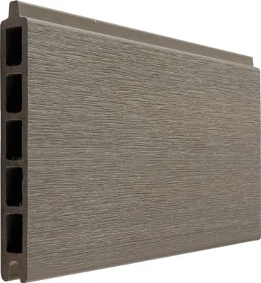 Produktbild von Fiberdeck BOSTON WPC Premium fence board Light Grey 21x160x1780 mm