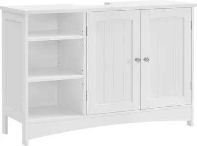Obrázek produktu pro Skříňka Pod Umyvadlo, Skříňka Pod Umyvadlo, 90 X 30 X 60 Cm, Skříňka Se 2 Dvířky, Otevřený Úložný Prostor, Nastavitelné Police