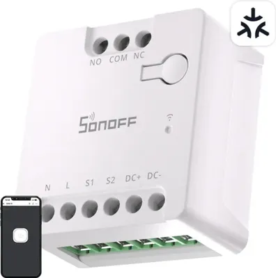 Obrázok produktu pre Sonoff SONOFF MINI-D Smart WiFi Matter Switch (AC/DC 12-48V, dry contact)