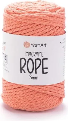 Produktbild von Yarn Art Macrame Rope 3 mm 63 m 767 Coral Schnur