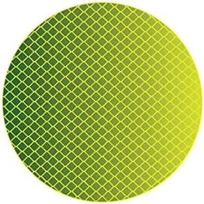 Obrázok produktu pre Kruhové reflexné nálepky, 4 kusy, priemer 88 mm, zelené