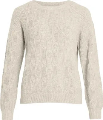 Produktbild von VILA Strickpullover mit Strukturmuster und Rundhalsausschnitt Größe: M