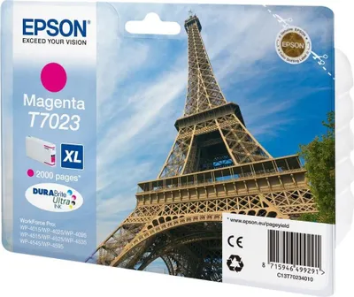 Immagine prodotto di Epson C13T70234010 Epson Tintenpatrone XL magenta T 702 WorkForce Pro       T 7023
