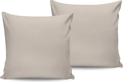 Produktbild von L'Essentiel Linge de Maison, De Cream, Satin-Kissenbezug-Set (2-teilig) (DE), Creme, 100 % Baumwollsatin, 80 x 80 cm