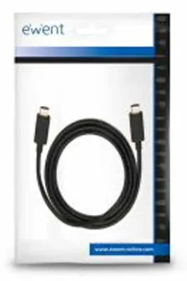 Imagen del producto de Ewent Cable USB-C Carga Rápida 60W 10Gbps,4K 1m