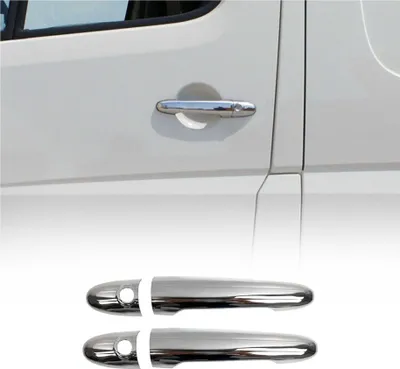Image de Couverture De Poignée De Porte Pour VW Crafter 2006-2016 Chromé 2 Portes 4x