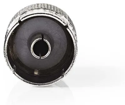 Produktbild von Nedis Satelliten- und Antennenadapter - IEC (Coax) Stecker - IEC (Coax) Buchse - Vernickelt - 75 Ohm - Gerade - Metall - Silber - 1 Stück - Umschlag