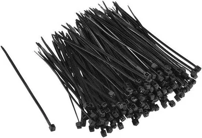 Produktbild von Nylon Kabelbinders 300 Stück - Ersatz - 80 mm x 1,8 mm - Schwarz
