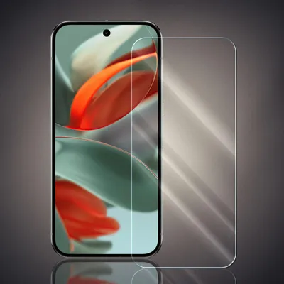 Produktbild von Panzer Folie für Google Pixel 9 / 9 Pro Echt Glas Displayschutzfolie Transparent Glasfolie 9H Härtegrad Schutzglasfolie