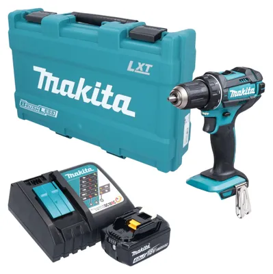 Image de Perceuse-visseuse sans fil Makita DDF 482 RM1K 18 V 62 Nm + 1 batterie 4,0 Ah + chargeur + mallette