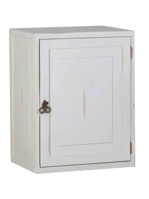 Produktbild von MiaMöbel Hängeschrank Mexico Möbel 51x66x38 cm Landhausstil Massivholz Pinie Weiß