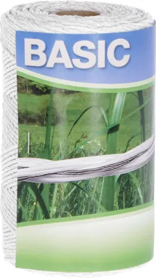 Obrázok produktu pre BASIC plotový oplet, 250 m, biely, Kerbl