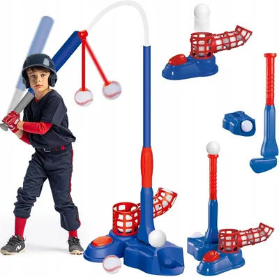 Zdjęcie produktu dla Gra Baseball dla Dzieci 4w1 Zabawka Sportowa Zręcznościowa na Dwór