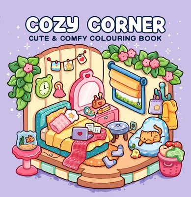 Productafbeelding van Kleurboek "Cozy Corner" voor volwassenen en jongeren – 96 pagina's met warme en gezellige scenes