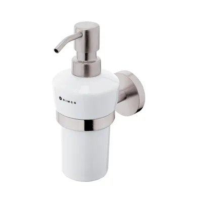 Obrázek produktu pro Dávkovač tekutého mýdla keramický, pumpička nerez NIMCO UNIX nerez UNM 13031KUL-10