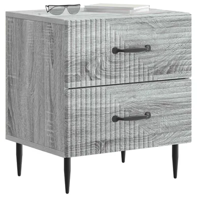 Immagine prodotto di vidaXL Comodino Sonoma grigio, 43 x 34,5 x 47,5 cm, realizzato in legno composito