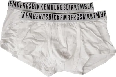 Immagine prodotto di Boxer uomo BIKKEMBERGS confezione 2 boxer cotone elesticizzato elastico a vista underwear articolo BKK1UTR02BI BI PACK TRUNK, M - EU M - US S - FR 3, Cotone 95%,Spandex 5%