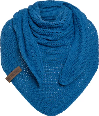 Produktbild von Knit Factory Sally Dreiecksschal - Cobalt - 220x85 cm