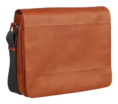 Produktbild von LEONHARD HEYDEN Leder Schultertasche Laptoptasche mit Laptopfach Hamburg Shoulder Bag Cognac braun