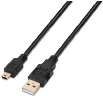 Produktbild von AISENS A101-0026, 3 m, USB A, Mini-USB B, USB 2.0, Schwarz