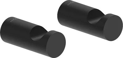 Zdjęcie produktu dla Mexen Loop haczyk na ręcznik (2 szt.), czarny - 70A71010-70
